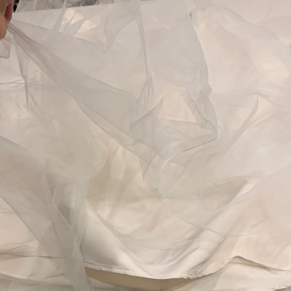 NWOT A New Day Creme fully lined tulle Skirt ladies Large - Picture 8 of 11